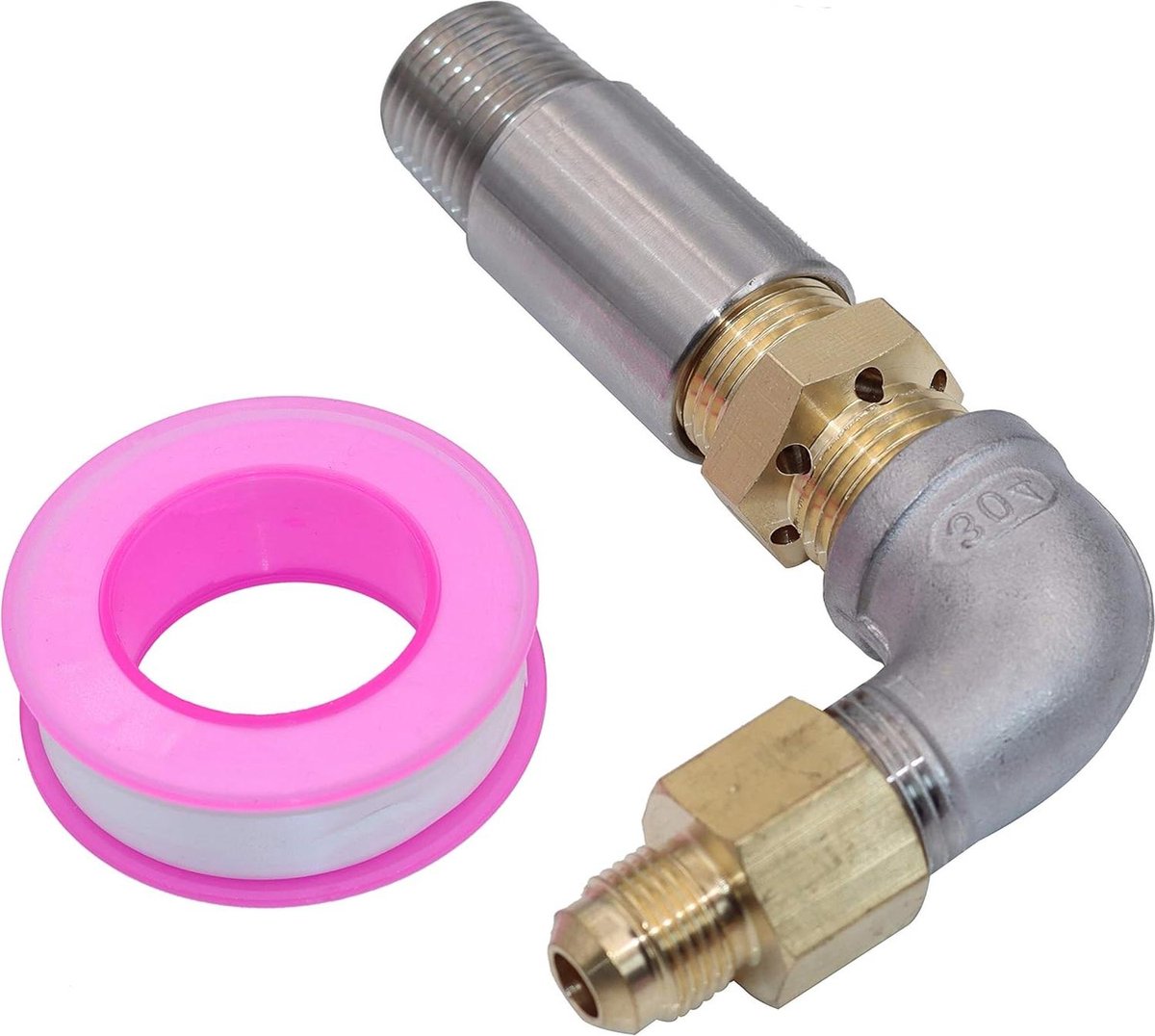 Propaan Air Mixer Valve Nozzle Sproeier Valve Kit voor Fire Pit Open haarden Hoge Capaciteit 150 K BTU