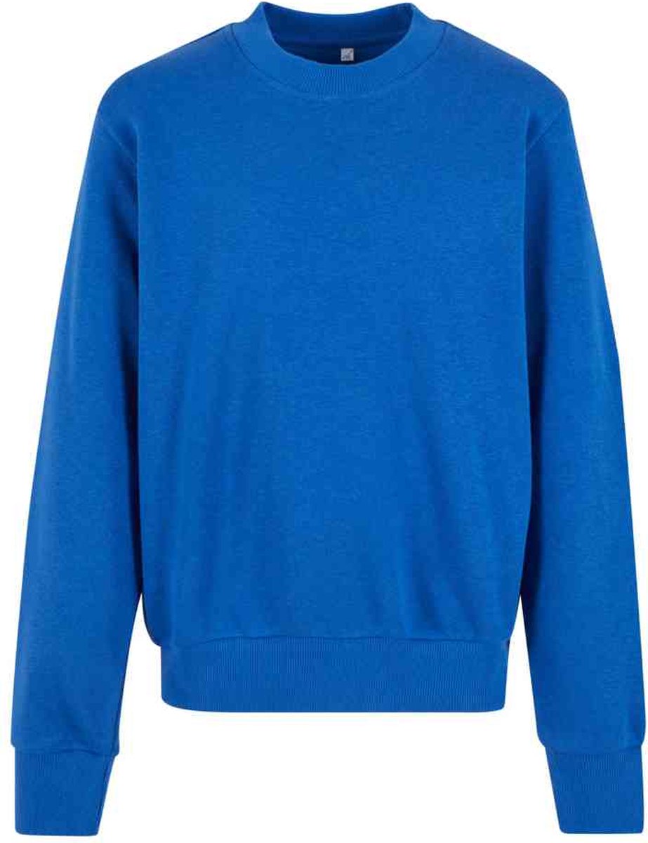 Urban Classics Light Terry Crew Sweater/trui kinderen Kids 122/128 Blauw
