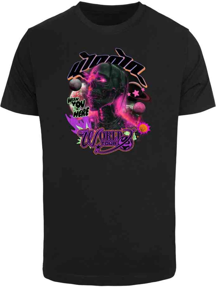Mister Tee Wish You Were Here Heren T-shirt XS Zwart