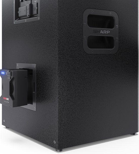 Sharp SumoBox PRO CP-LS200 Professionele draagbare luidspreker - 200W - 108dB - TRS/XLR - bluetooth - zwart van Sharp — afbeelding 3