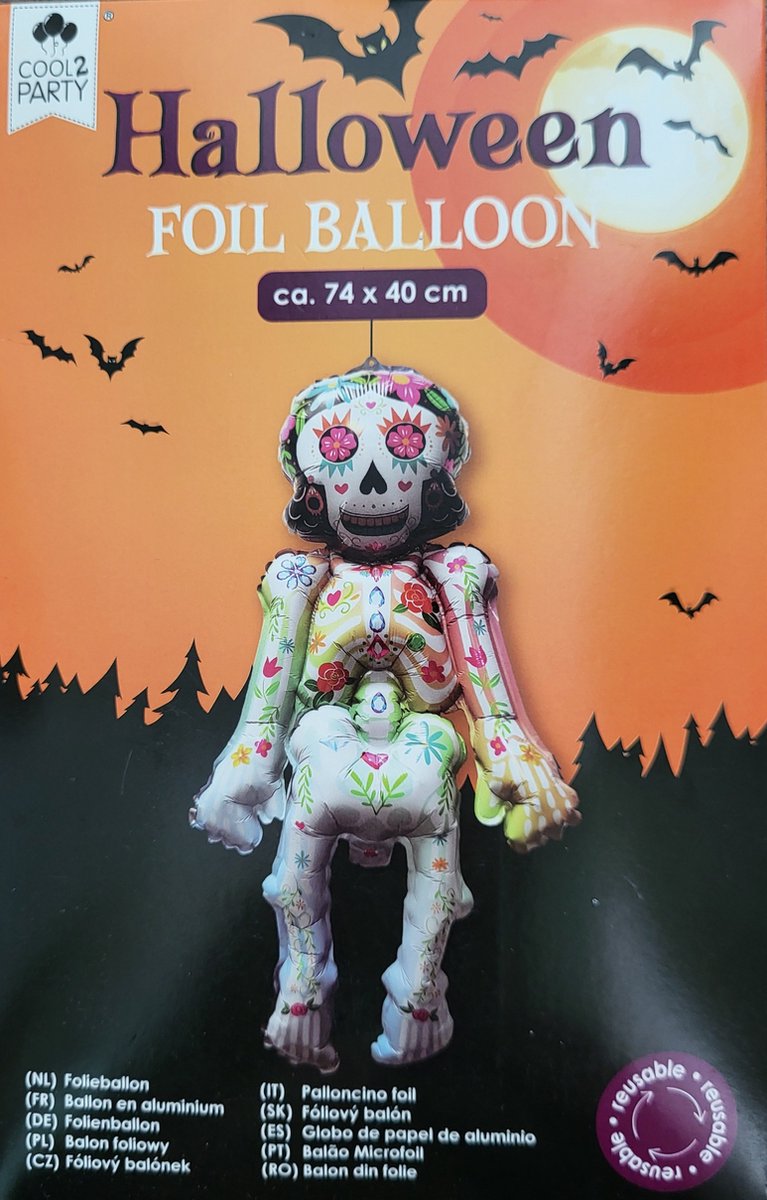 halloween foil balloon