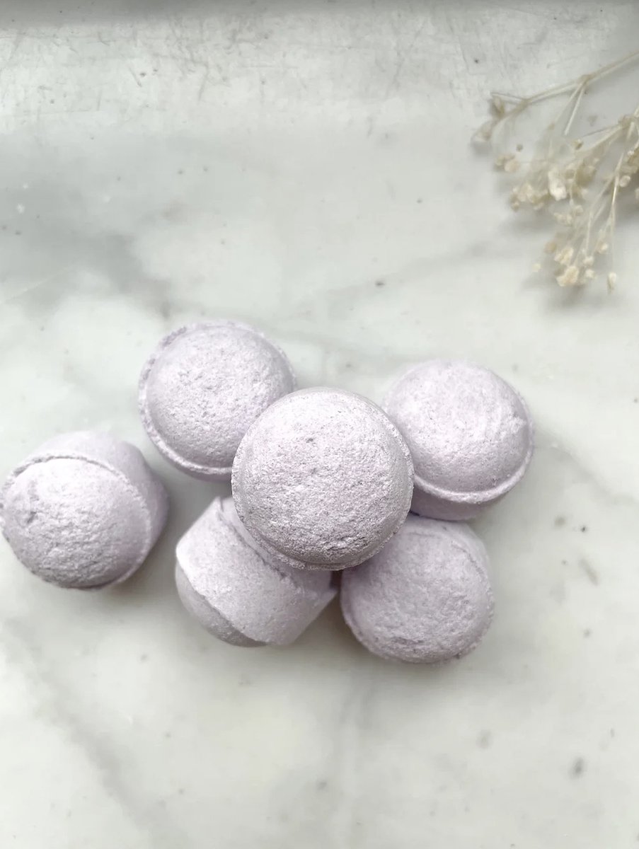 Mini bruisbal - Badbruisbal - Lila - Ongeveer 2,5 tot 3cm - Set van 10