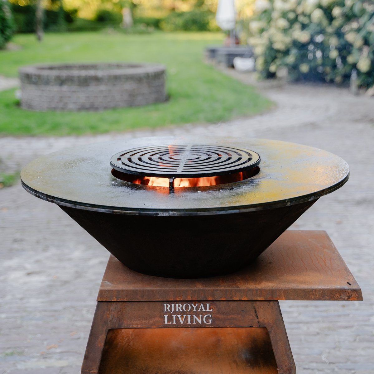RJRoyal Living BBQ Plancha Grillrooster 36,5Ø 8mm - BBQ Plancha Accessoire