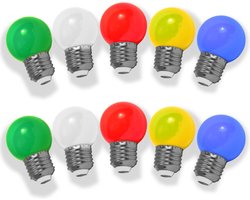 HQ Power LED Lampen - Gekleurd - 10 Stuks