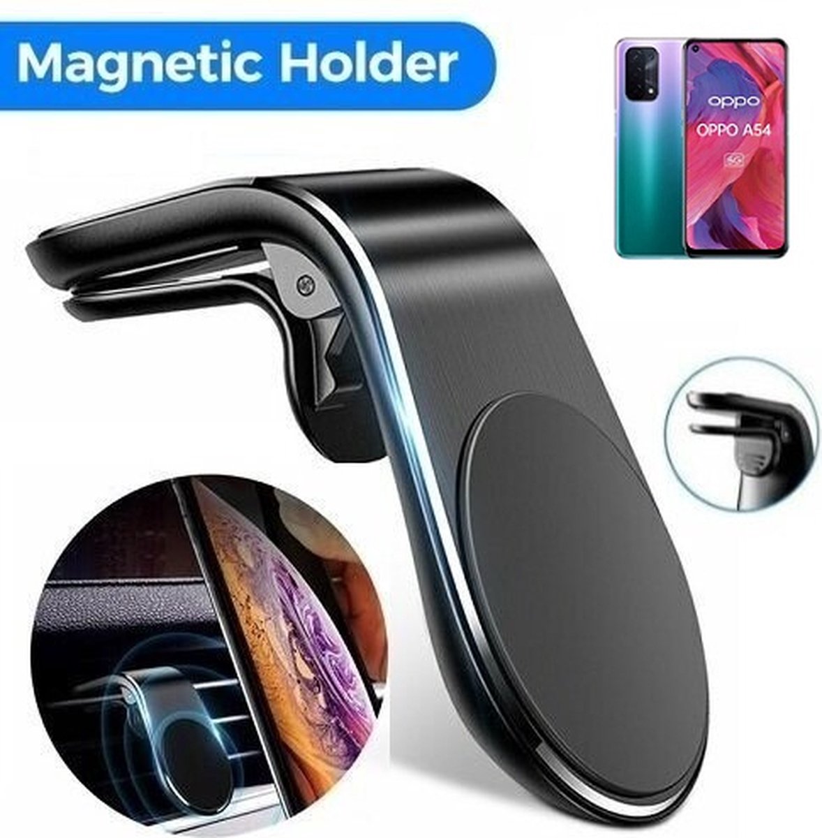 Oppo A54 Magnetische Telefoonhouder Auto