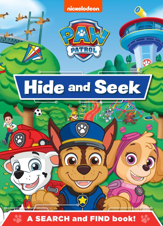 PAW Patrol Hide and Seek: A Search and Find Book - cover