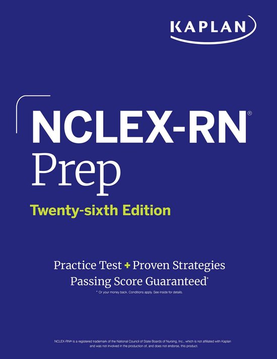 Kaplan Test Prep- NCLEX-RN Prep, Twenty-sixth Edition (2026) ... - cover