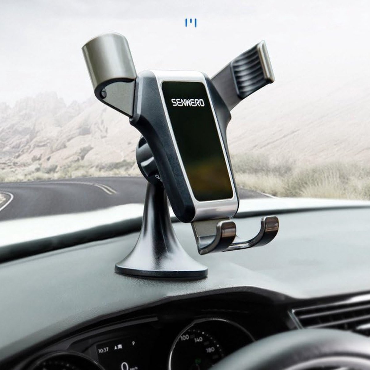 Telefoonhouders auto -Telefoonhouder auto zuignap -Stabiele Autotelefoonhouder