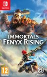 Gamecover Immortals Fenyx Rising met een cyclops en Fenyx met vleugels.