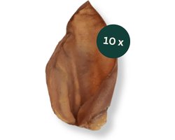 WOOOF Varkensoren hond - gedroogde oren - varken - hondensnack - 10 stuks