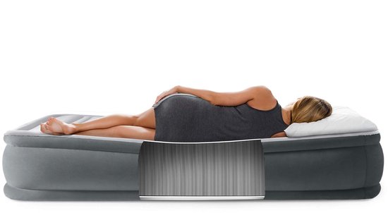 QUEEN DURA-BEAM SERIES MID RISE AIRBED WITH BIP - 203x152x33cm - 2 persoons
