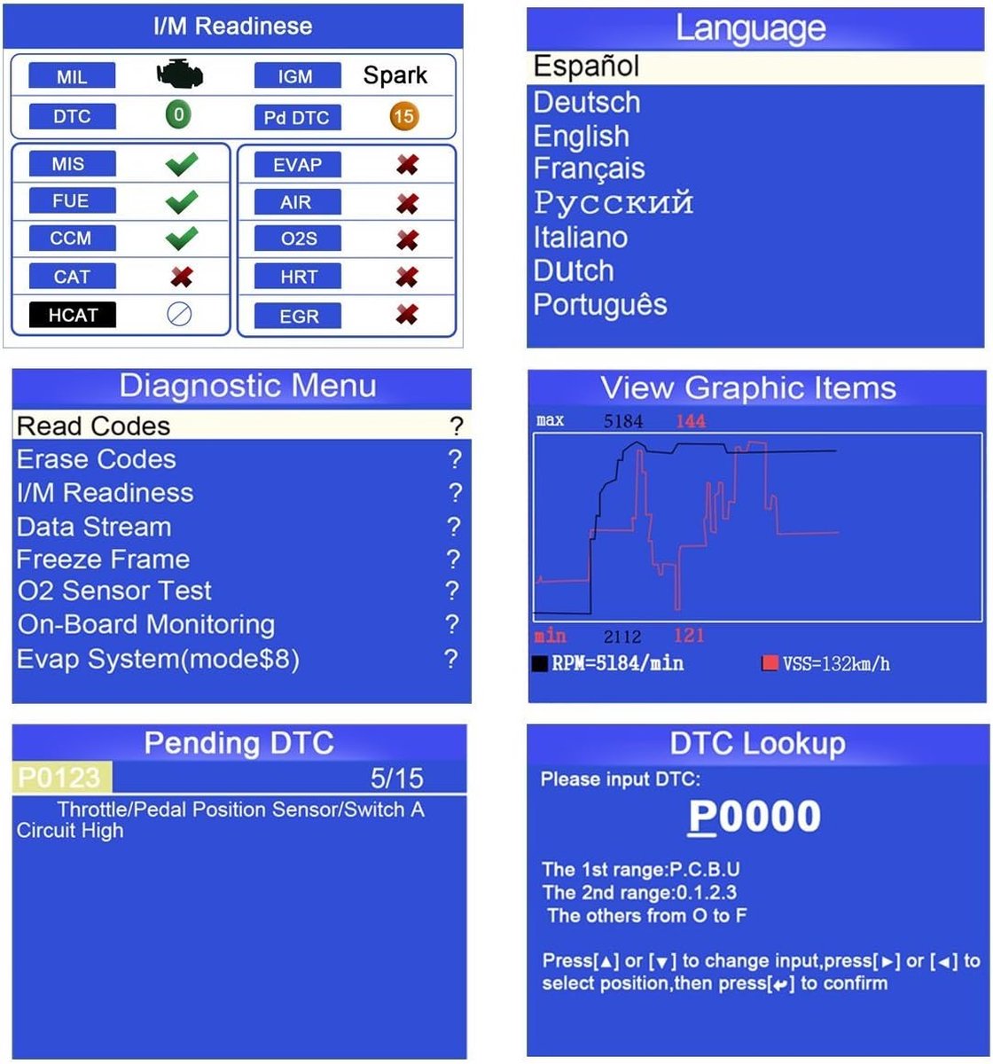 Konnwei KW850 Multifunctioneel OBD2 + EOBD Scanner – Nederlands thumbnail 5