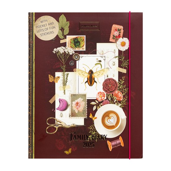 Foto: Pimpelmees family diary 2025 wonderland beetlebee cranberry