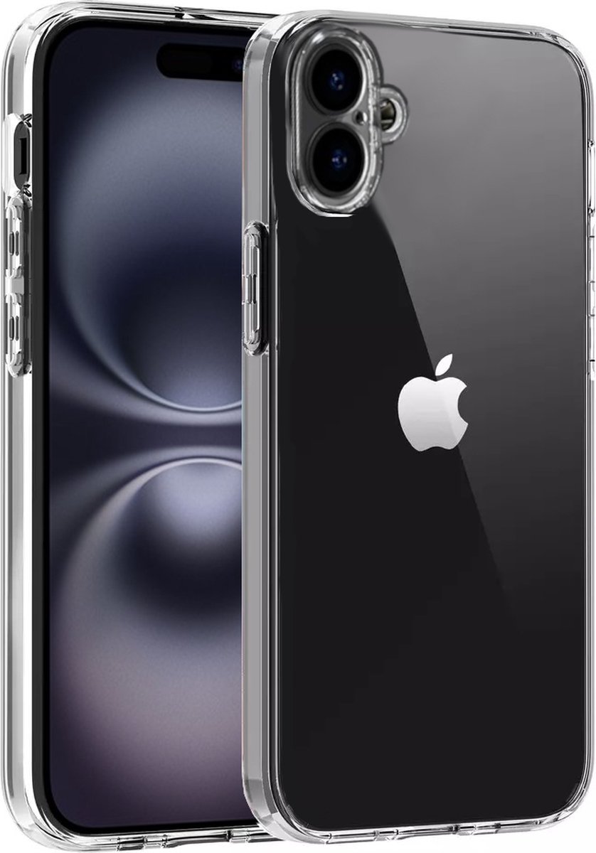 Transparant Hoesje Geschikt Voor iPhone 16 - Back Cover Telefoonhoesje