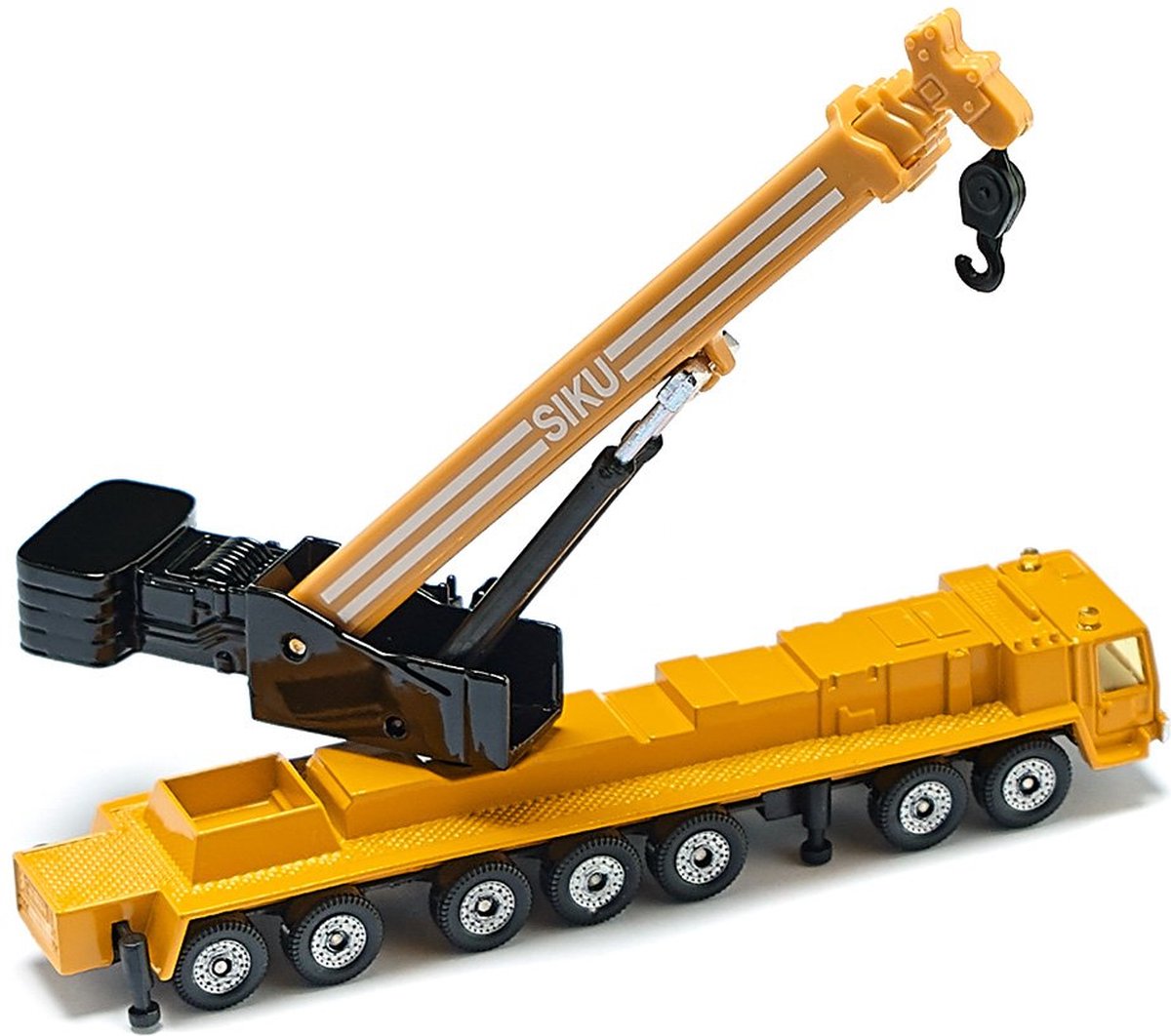 SIKU 1623, Kraanwagen Mega Lifter, metaal/kunststof, telescopische hijsarm, uitschuifbare steunen — afbeelding 4