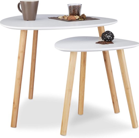 Relaxdays 2-tlg. Satztisch-Set - kopen bij