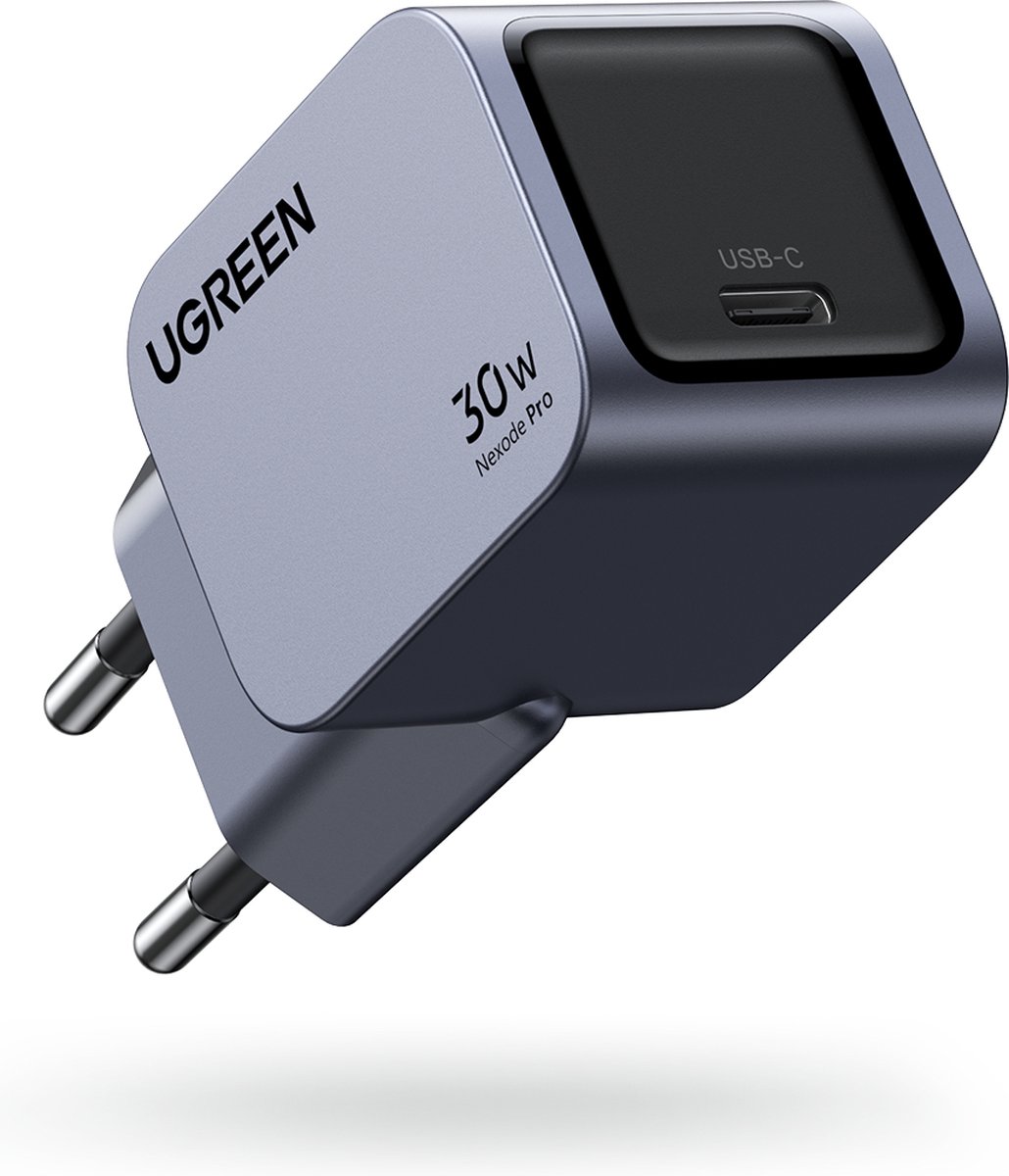 Ugreen Nexode Pro 30W-Wandlader, Usb-C (Grijs)