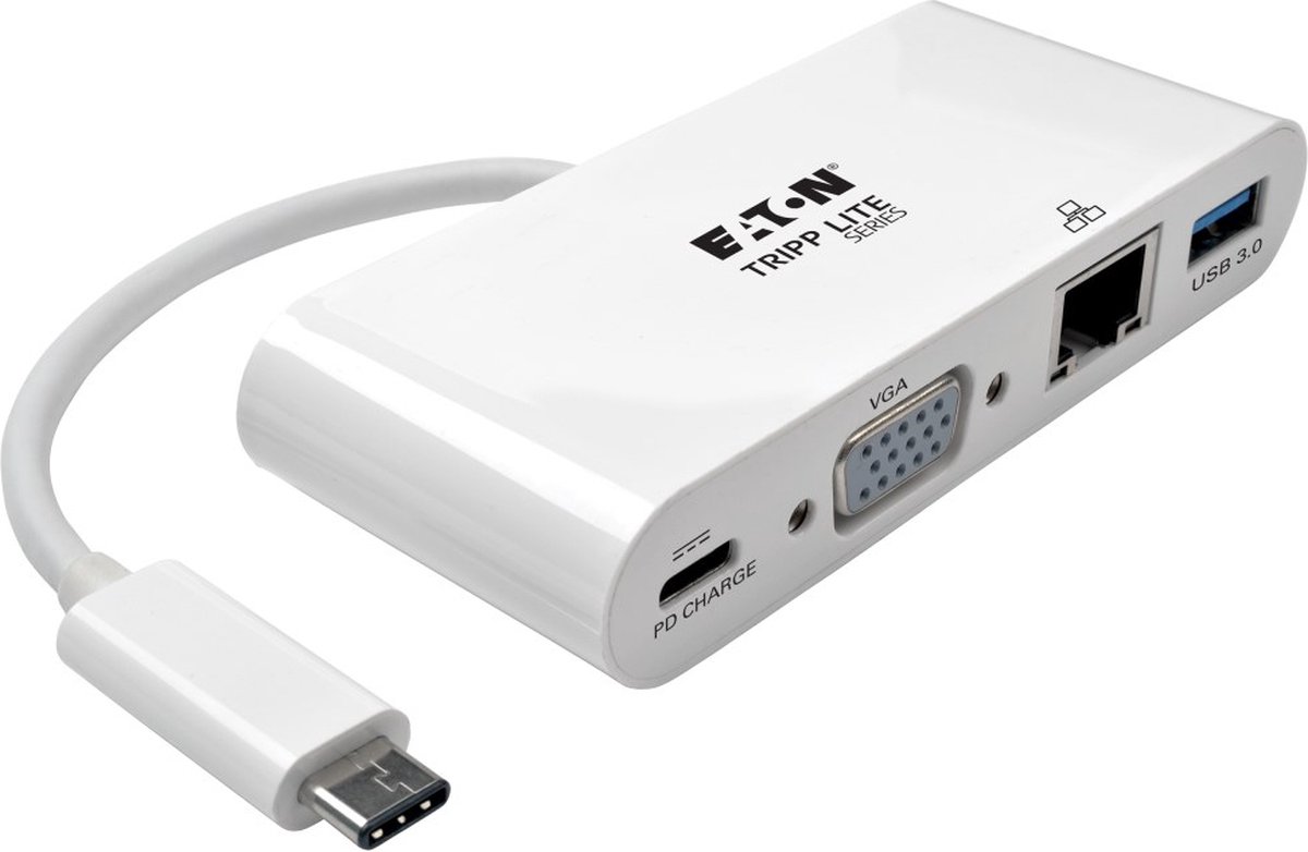 Tripp Lite U444-06N-VGU-C video kabel adapter USB C VGA (D-Sub) Wit