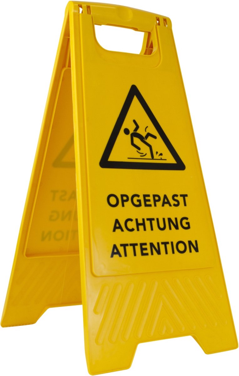 Goedkoopste Waarschuwingsbord / Gladde vloer / 60cm
