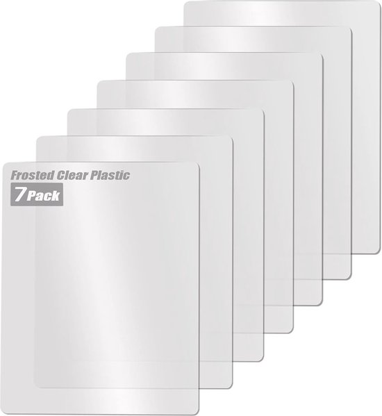 Kunststof snijplanken voor de keuken, set van 4, Fotouzy flexibele