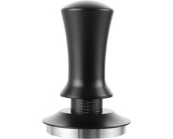58mm Koffie Tamper met Golfbasis - Roestvrijstalen Bodem - Espresso Tamper met Schroefdraadbodem - RVS 304