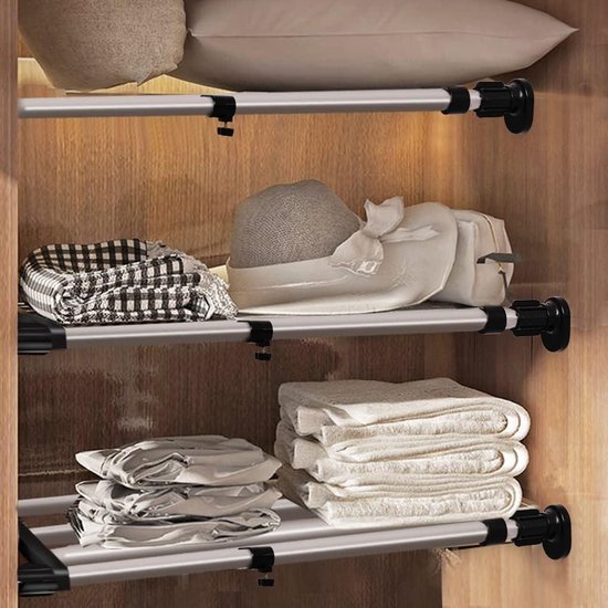 Hershii Spanplank Uitbreidbare Staaf Kast Systeem Heavy Duty Kleding Hanger Verstelbare Diy Garage Badkamer Keuken Opslag Organizer Schoenenrek Plant Stand Boekenplank 658831472 Hershii Spanplank Uitbreidbare Staaf Kast Systeem Heavy Duty Kleding Hanger Verstelbare Diy Garage Badkamer Keuken Opslag Organizer Schoenenrek Plant Stand Boekenplank 658831472