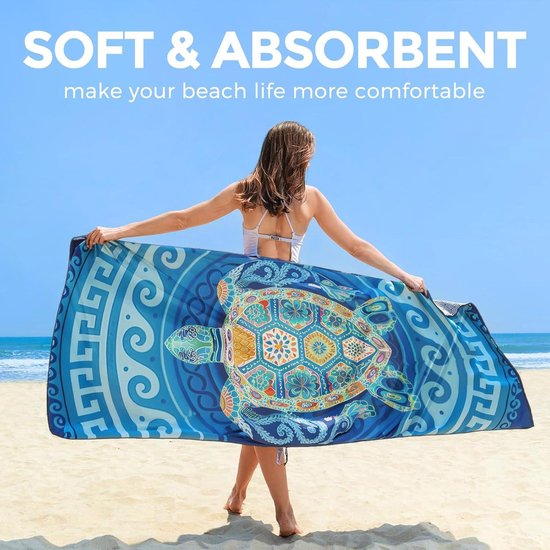 Microvezel Strandlaken 70 X 190 Cm Aanbieding bij Kruidvat