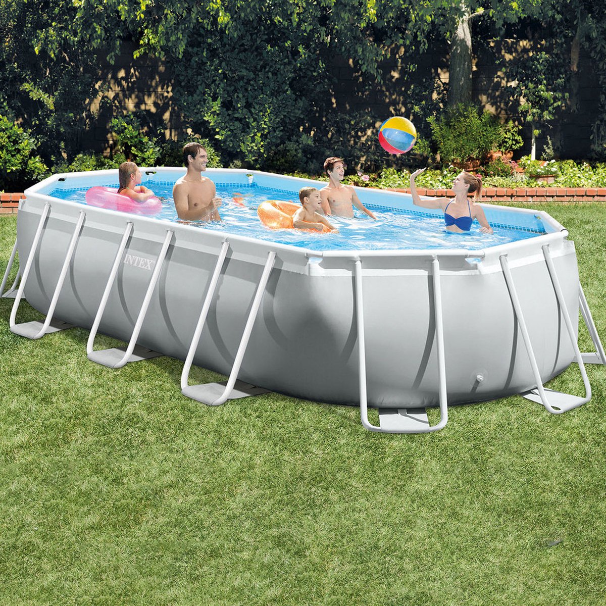 Intex Rechthoekig framezwembad set 26796 - 503 x 274 x 122 cm