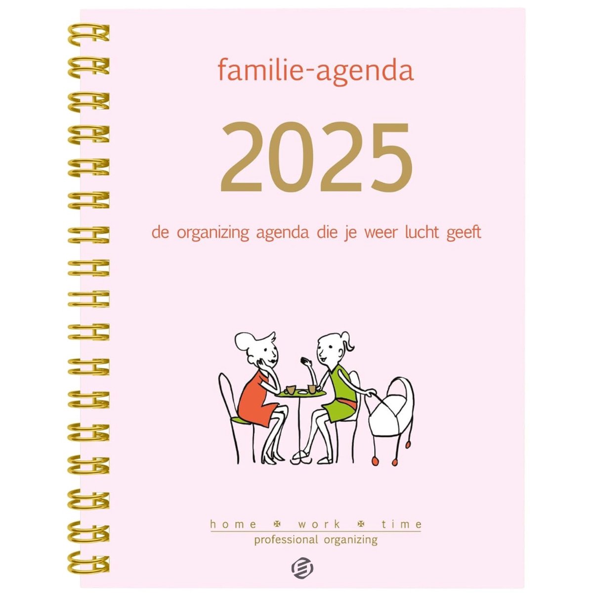 Equivera Famillieplanner 2025 - Familyplanner 2025 - Gezinsplanner - Kalender - Weekplanner - Weekoverzicht - tot 18 Maanden