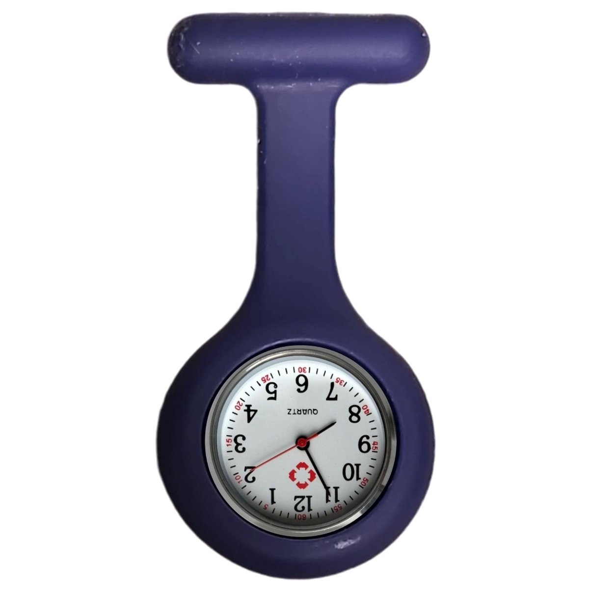 Fako® - Verpleegstershorloge - Zusterhorloge - Verpleegster Horloge - Siliconen Uni - Donkerpaars