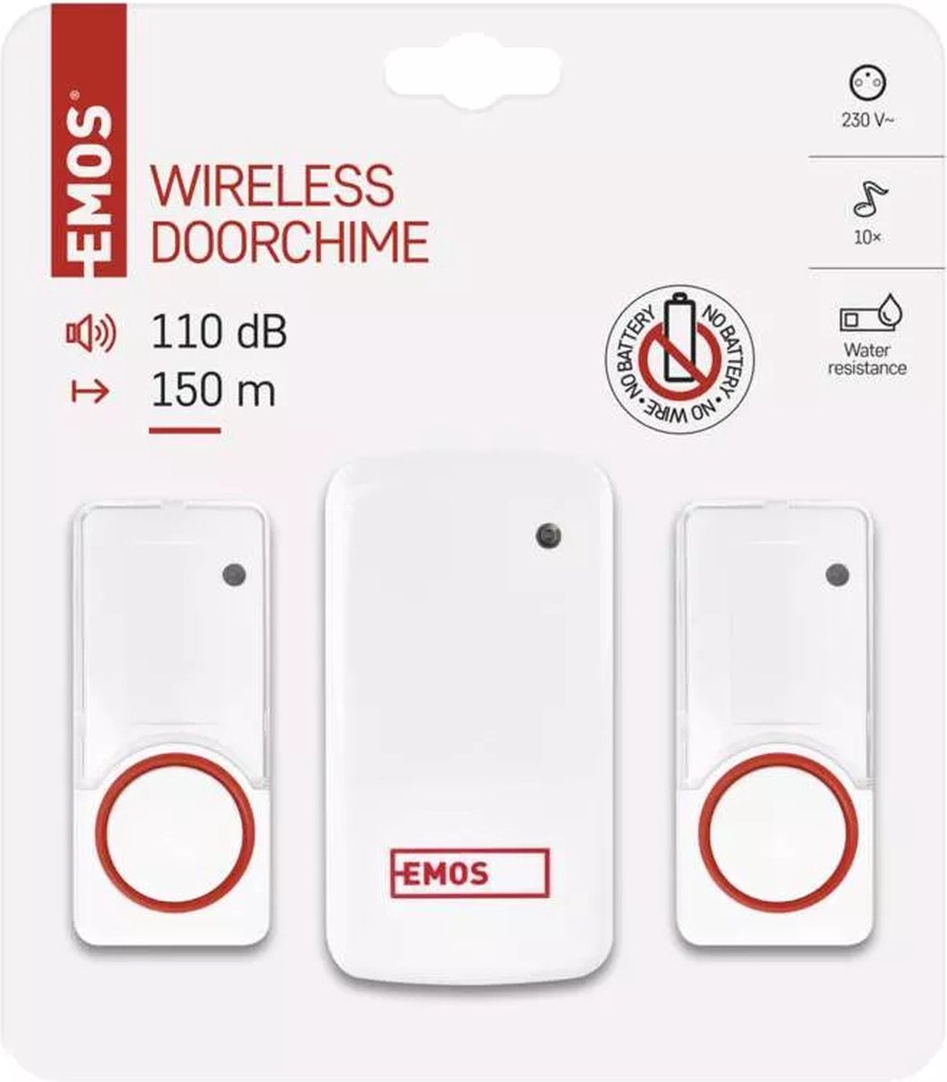 Emos P5750.2T Rood, Wit