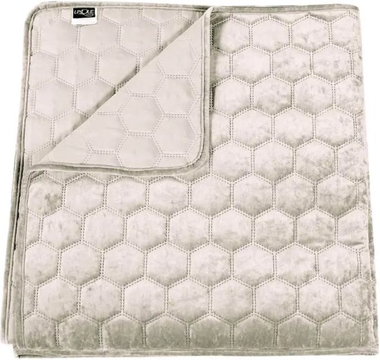 Unique Living - Couvre-lit Peggy Dove White - 170x220cm