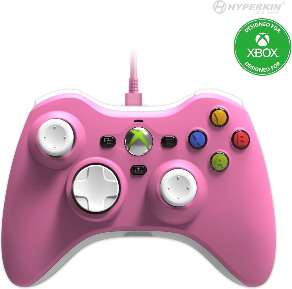 Hyperkin - Xenon - wired controller - voor Xbox Series X|S / XBOX1 / Windows 11|10 (roze)