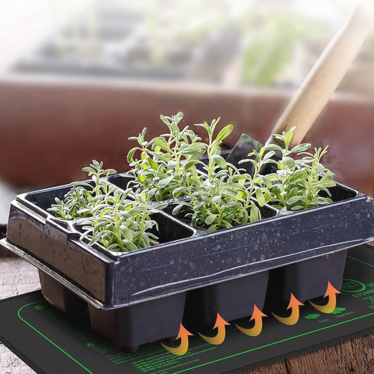 DUO Tapis Chauffant Pour Semis Germination Des Graines De Plantes Fleurs De Légumes Fournitures