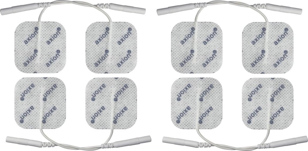 Zelfklevende elektroden pads 40 x 40 mm - Herbruikbaar voor TENS- en EMS-apparaten - 8 stuks