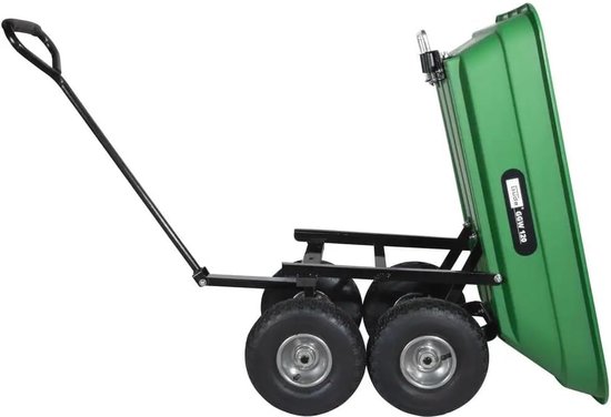 Handwagen Kantelbaar 120 kg - Tuinwagen en Transportwagen voor Alle Doeleinden van Polymath. — afbeelding 4