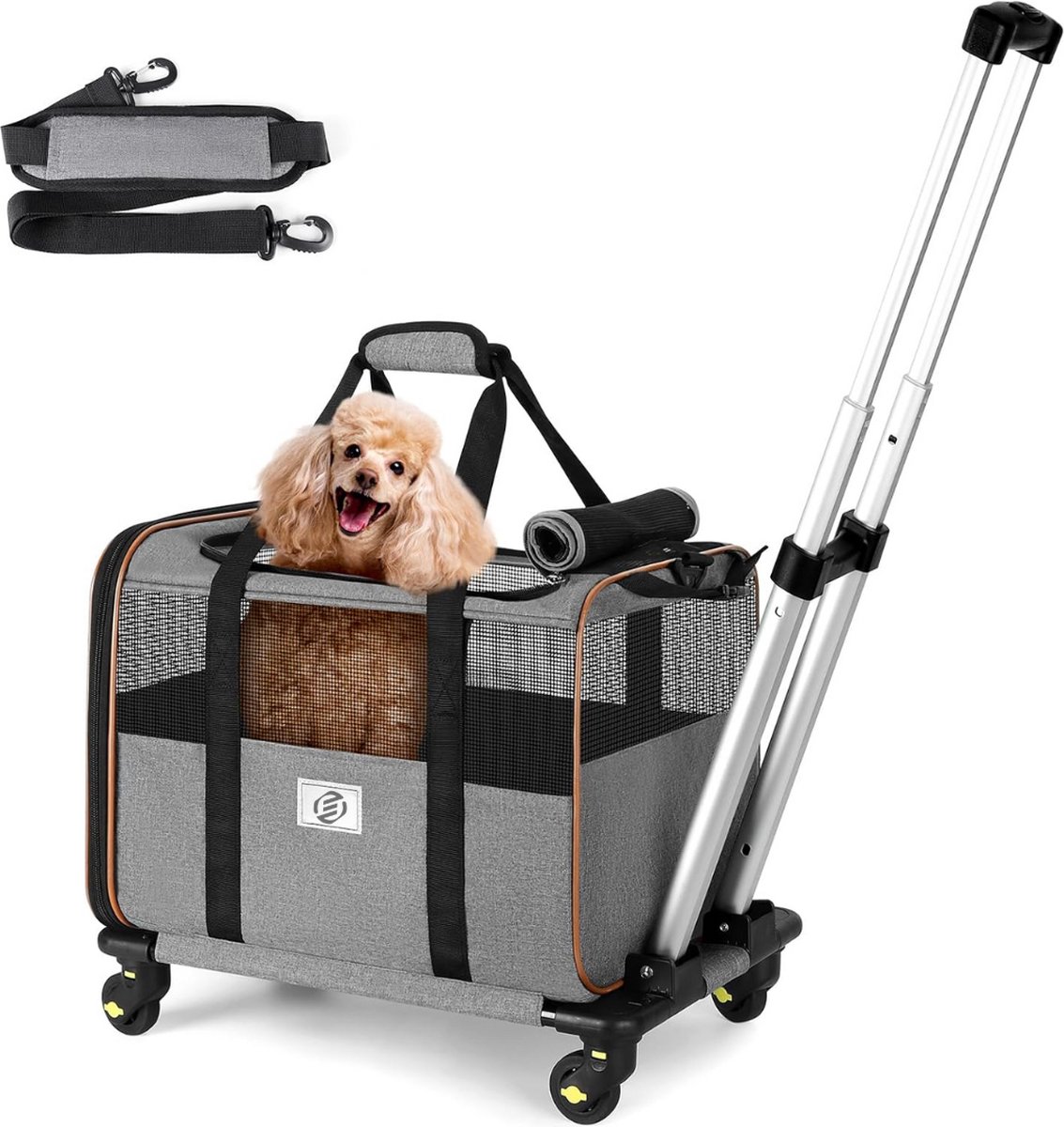 Equivera Katten Vervoersbox - Kattenvervoersbox - Reistas Katten - Reismand - Kattendraagtas - Transporttas
