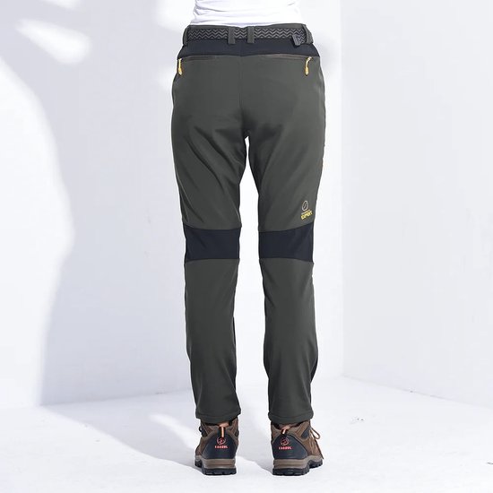 baleaf Waterdichte broek voor dames met grote zakken uitlopende leggings zomer workout reisbroek, Blauw, L