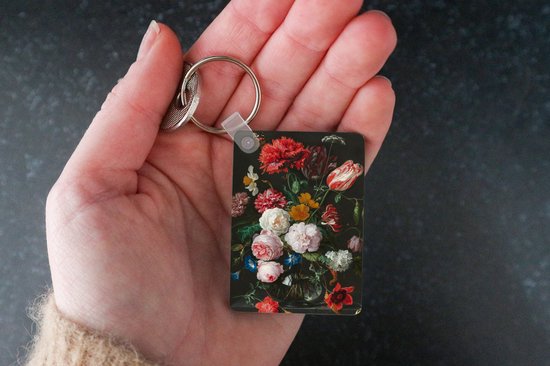 Porte-clés - Nature morte aux fleurs dans un vase en verre - Peinture de Jan Davidsz. de Heem - Concours - Plastique