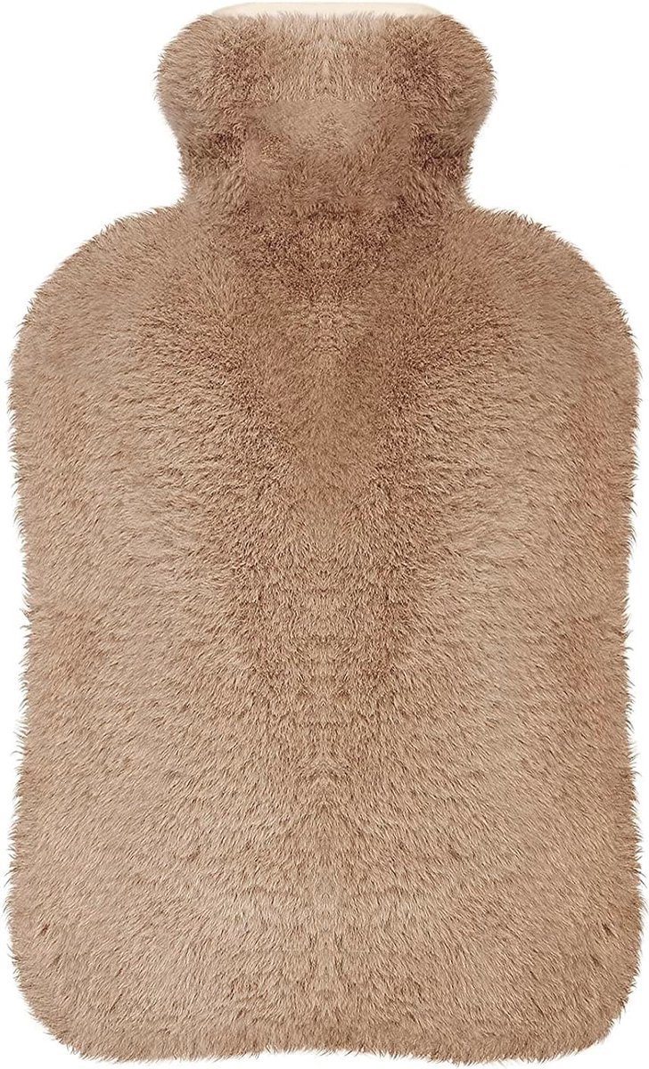 Warme Pluche Warmwaterkruik 2L - Afneembaar, Wasbaar, Comfortabel en Milieuvriendelijk