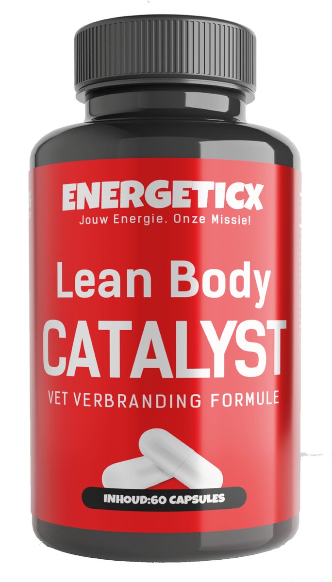 Goedkoopste Energeticx - Lean Body Catalyst - Vet Verbranden, Afvallen, Fat Burner, Dieet, Vetverbrander, Gewichtsverlies - Groene Thee & Koffie, Cafeïne & L-carnitine - 60 Capsules Vegetarische Capsules