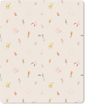 Bureau onderlegger 30x40 cm - Muismat Bloemen - Pastel - Planten - Bureaulegger xl - Desk mat beschermer - Computer muismatten