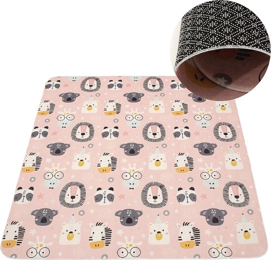 Play And Go EEVAA 2-In-1 Speeltapijt Puzzelmat & Opbergbox | Numbers / - De Gele Flamingo