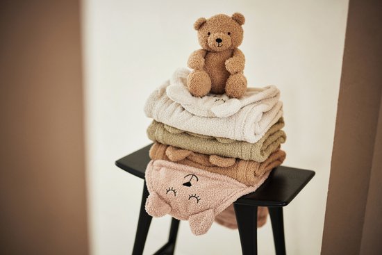 Jollein Wikkeldeken Bear Boucle Oatmeal van Jollein — afbeelding 5