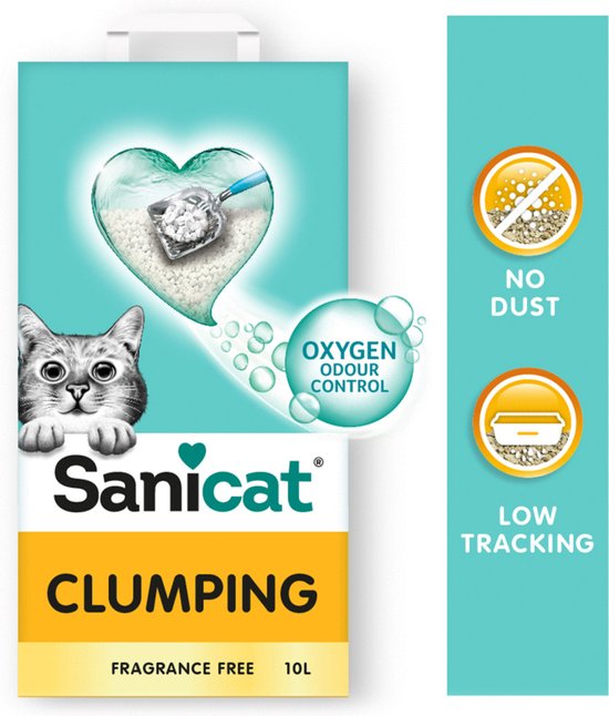 Sanicat Clumping Unscented - Kattenbakvulling - 16 l
