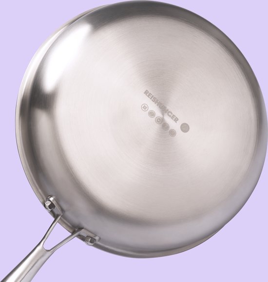Merten & Storck Pre-Seasoned Carbon Staal Inductie 26cm Koekenpan, Ovenbestendig, Zwart Pan Merten & Storck Pre-Seasoned Carbon Staal Inductie 26cm Koekenpan, Ovenbestendig, Zwart Pan