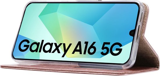 Coque adaptée au Samsung Galaxy A16 5G - Bibliothèque Arara - Or rose