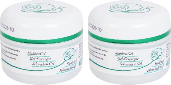 Slakkengel 2 x 50 ml voordeelpakket - Slakkenslijmgel - Snail gel - Gel d'escargot - Snailgel- Littekencrème - Littekengel