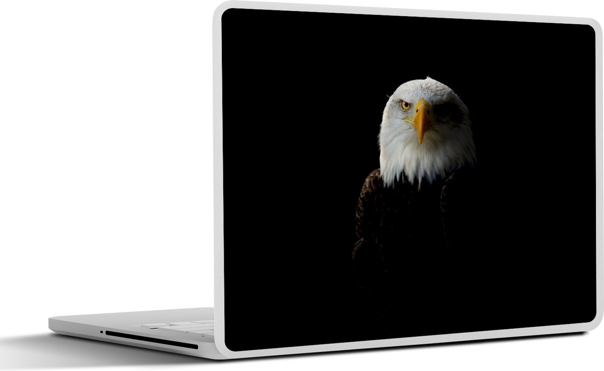 Laptop sticker - 11.6 inch - Adelaar - Vogel - Zwart - 30x21cm - Laptopstickers - Laptop skin - Cover