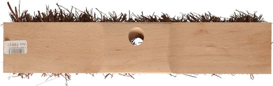 Harde straatbezem/buitenbezem kop Piassava 40 cm van hout - Schoonmaken - Bezems van Talen Tools — afbeelding 4